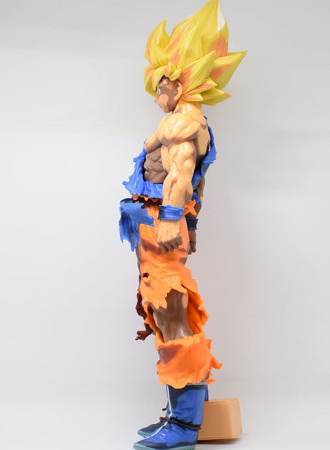 Halamodo Dragon Ball Super Saiyan Battle-damaged Manga-colored Goku's Figure, a Stunning Desk and Case Decoration, Gift Choice - Image 4